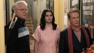 Steve Martin (Charles), Selena Gomez (Mabel) y Martin Short (Oliver) en la nueva temporada de Solo asesinatos en el edificio.