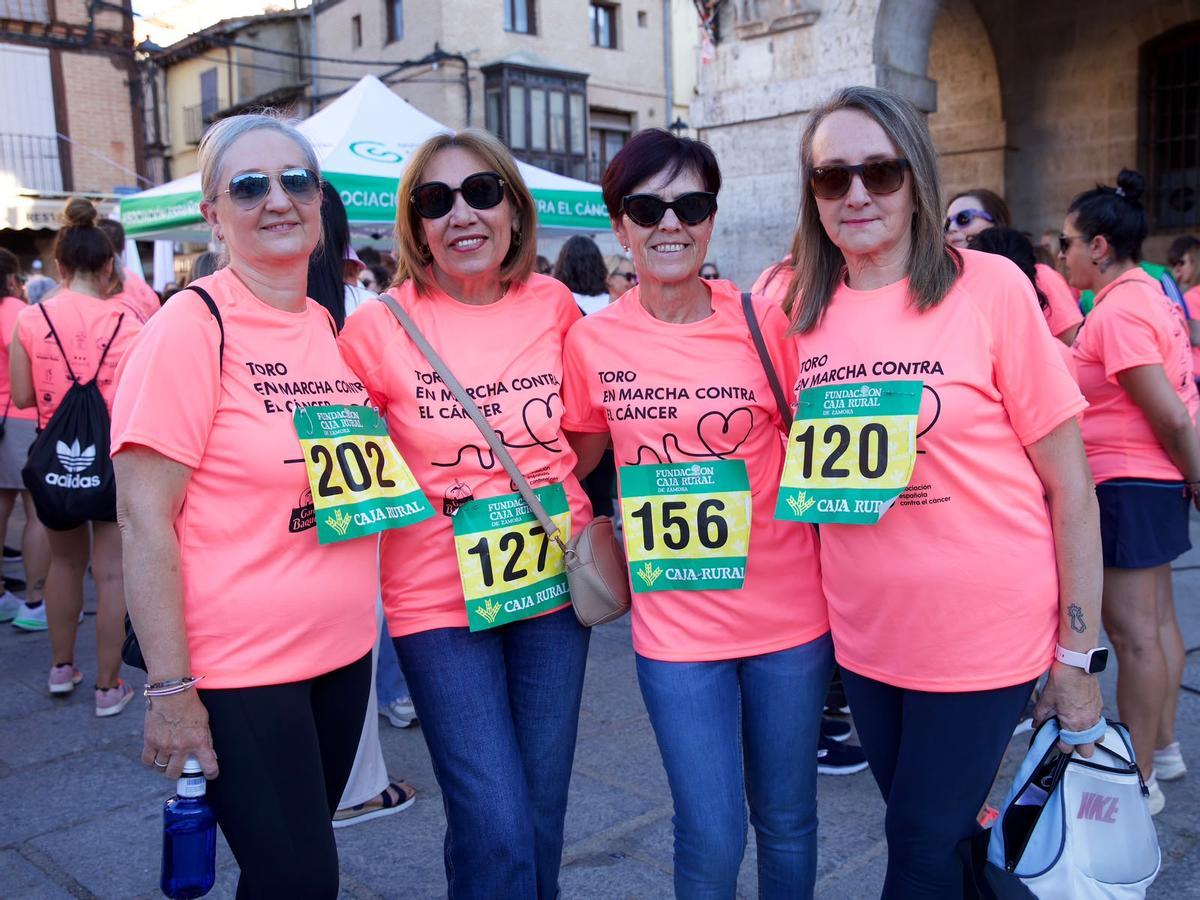 Marcha contra el cáncer celebrada en Toro.