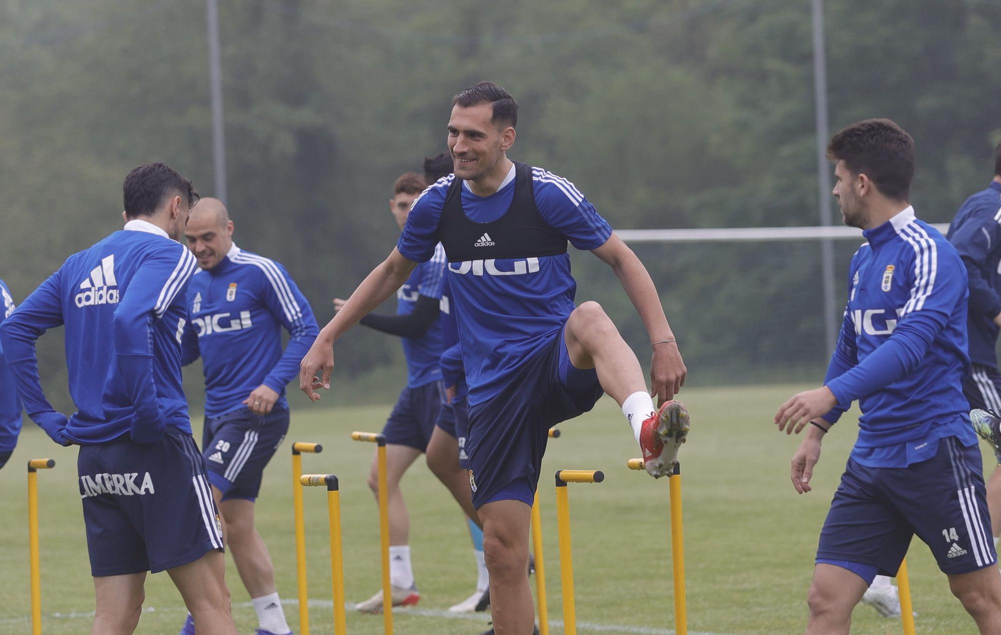 Las imágenes del entrenamiento del Oviedo