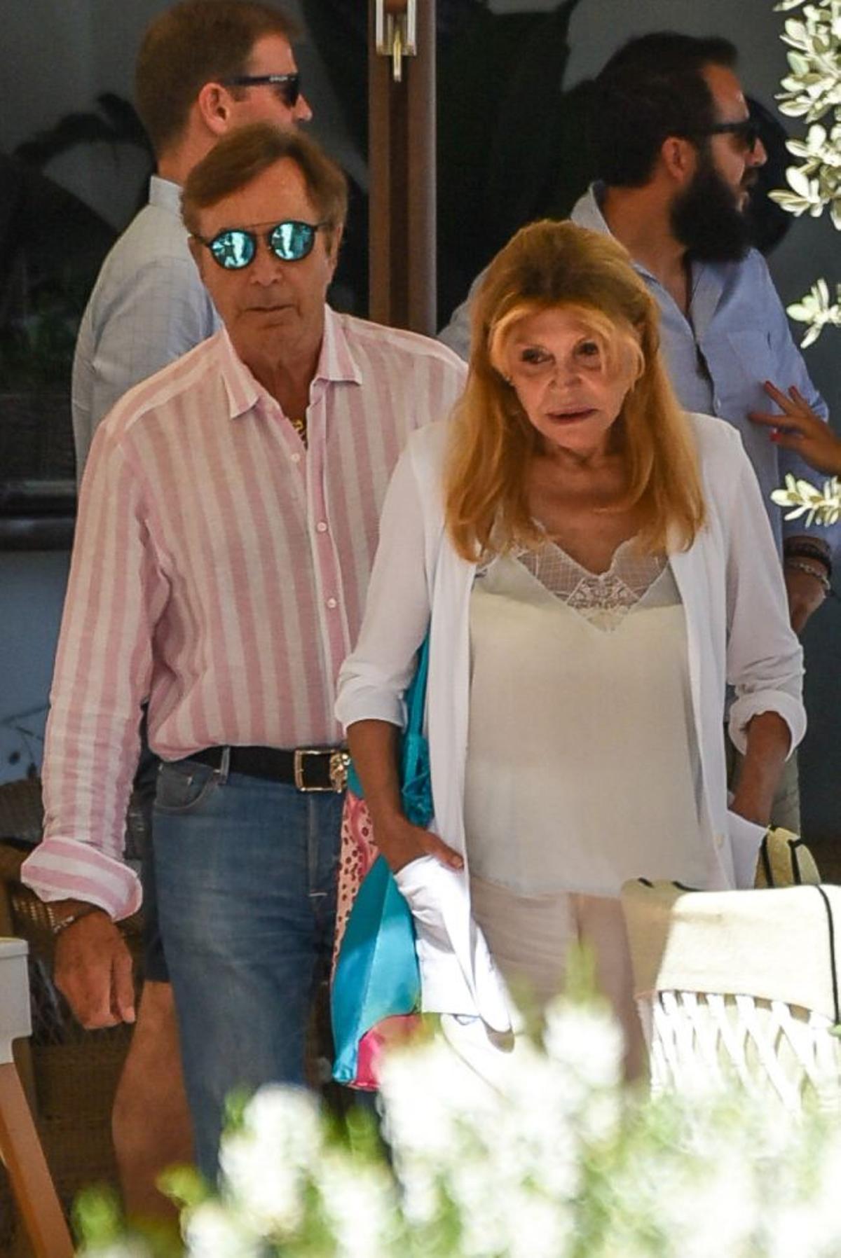 Carmen Cervera y Manolo Segura, en Marbella el pasado año.