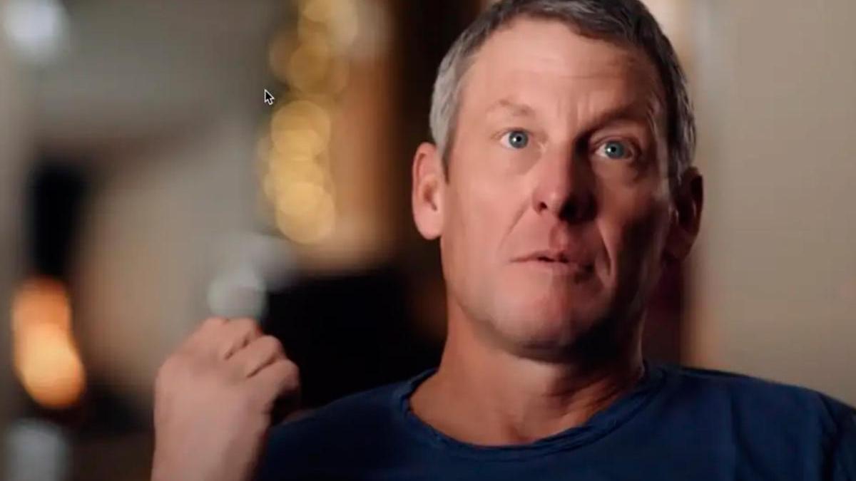 Lance Armstrong en un instante del documental