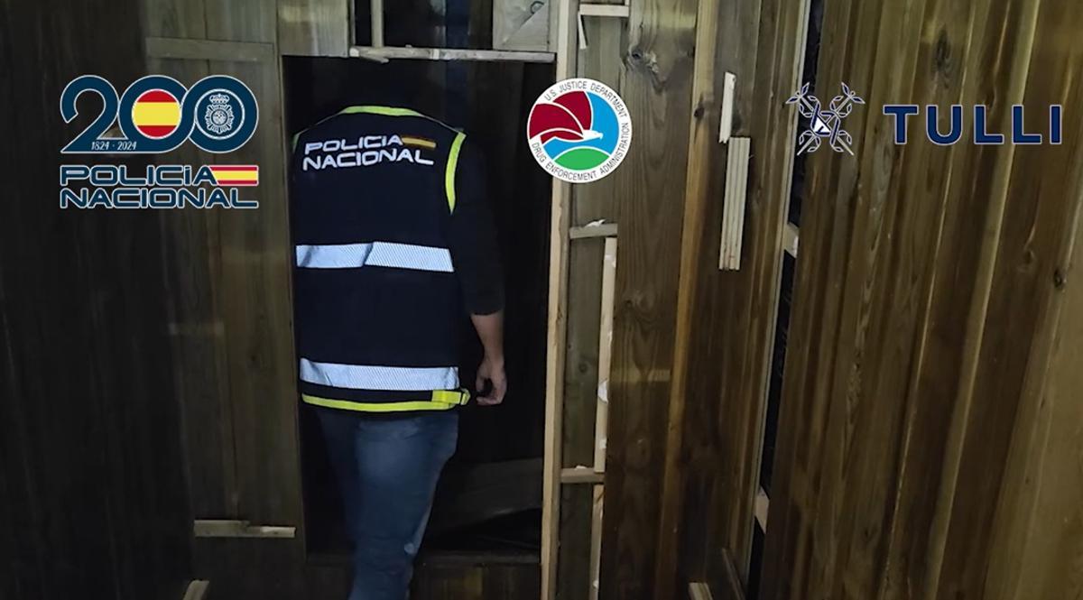 El búnker donde estaba el dinero.