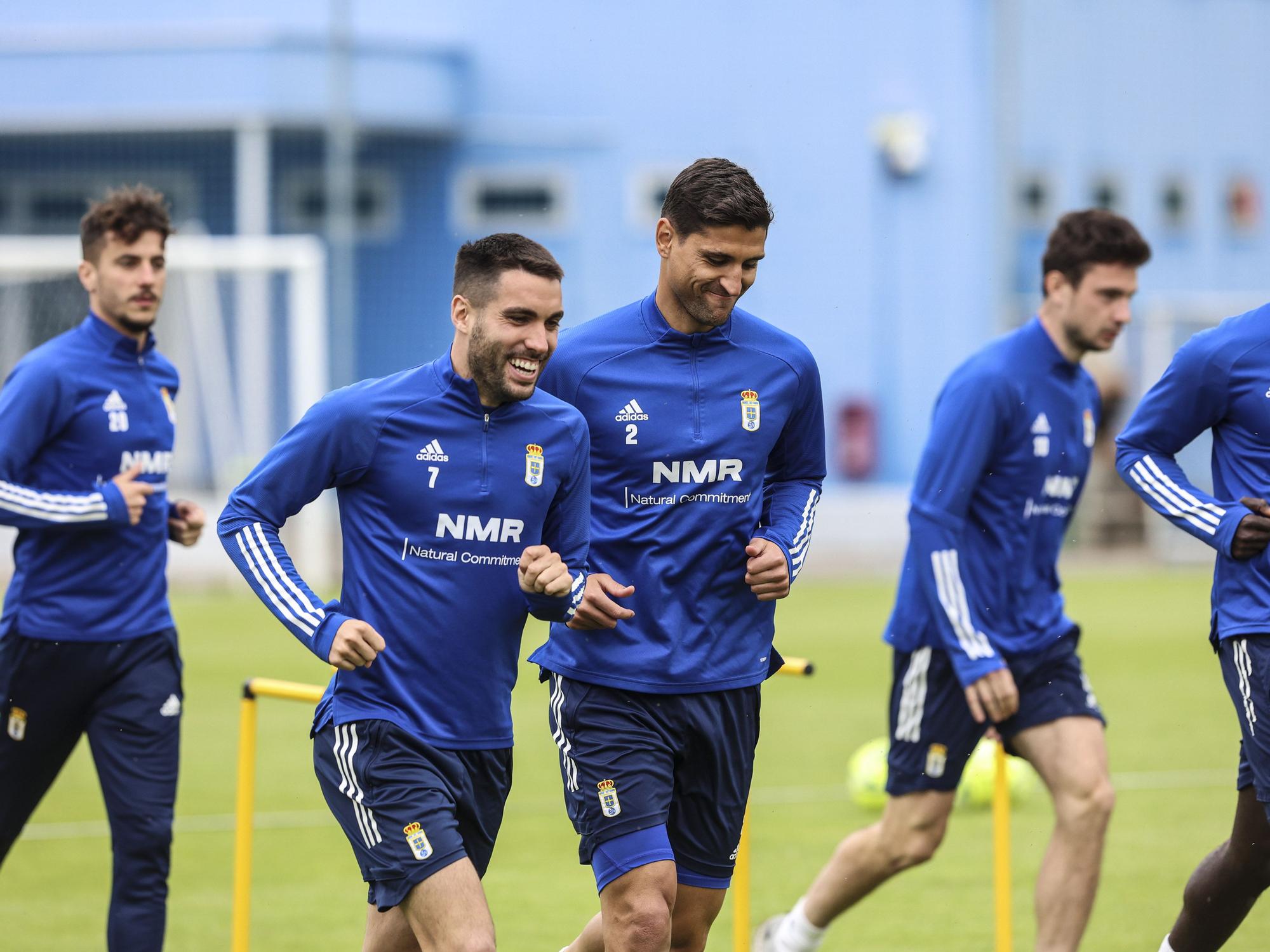 Las imágenes del entrenamiento del Oviedo