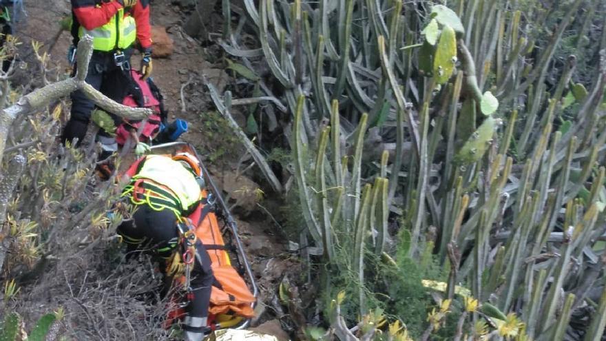 Rescate de un escalador en la Atalaya