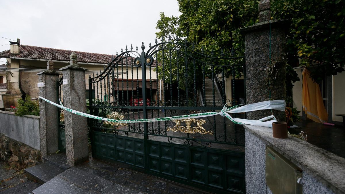 La vivienda donde ocurrió el matricidio en As Neves.