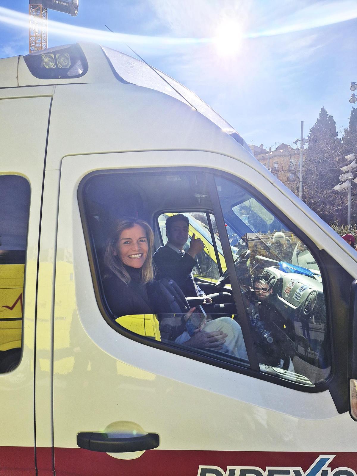 Mireia Ferré Martí just abans de marxar cap a Ucraïna