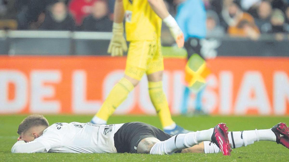 El Valencia CF no levanta cabeza desde el parón mundialista.