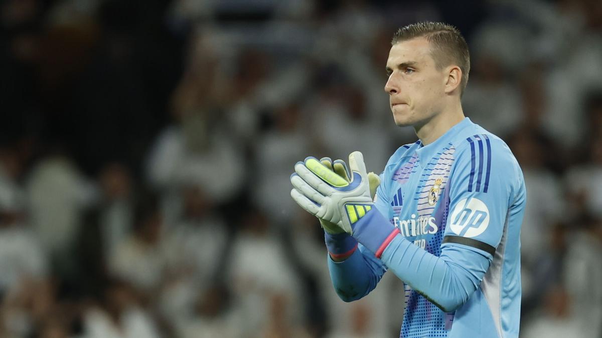 Lunin entrena con normalidad y apunta a ser titular frente al Valencia