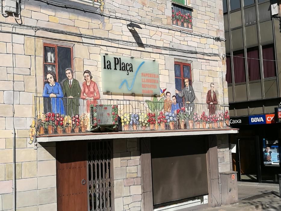 Mural de la plaça de la Vila de Navarcles