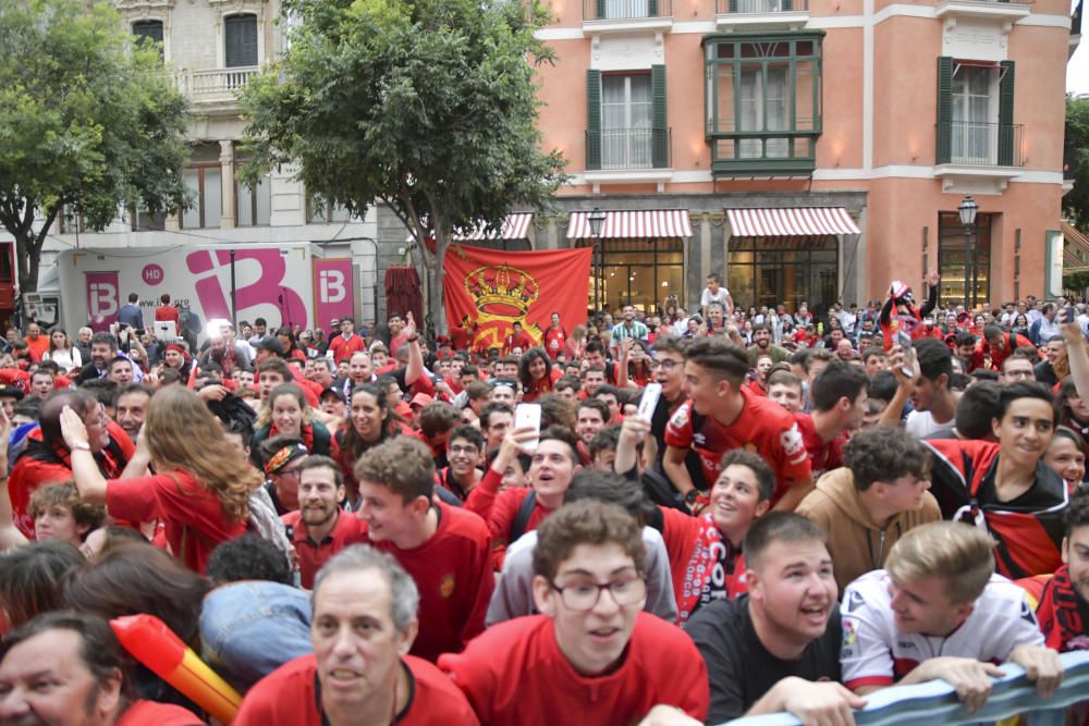 Recibimiento a los héroes del Mallorca