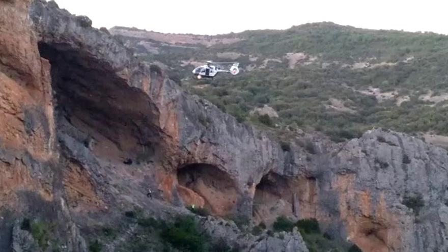 Rescate de la Guardia Civil en Alquézar