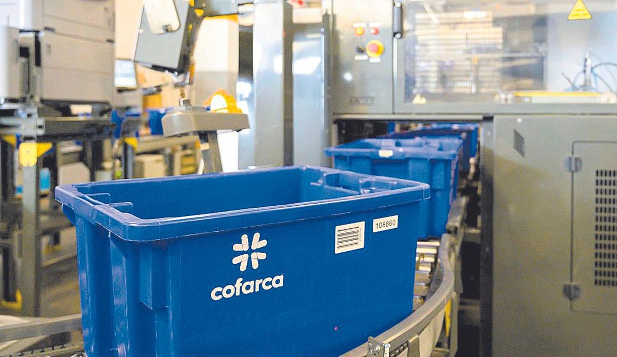 Proceso automatizado en el almacén de Cofarca.