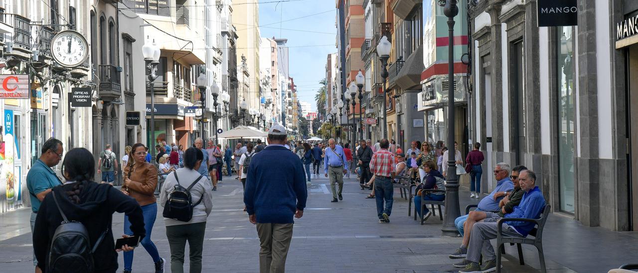 Zona Comercial de Triana, en Las Palmas de Gran Canaria.