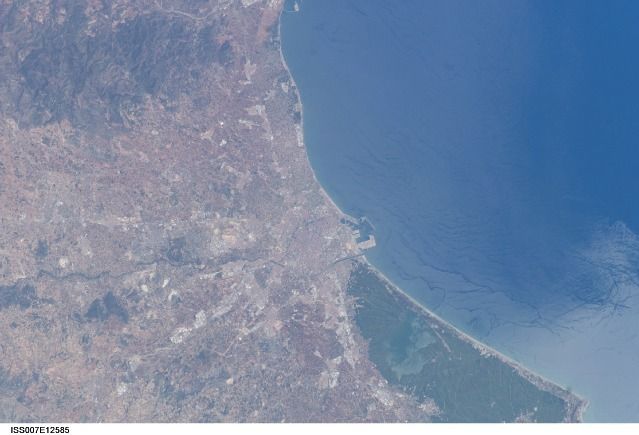 La Comunitat Valenciana, vista desde el espacio