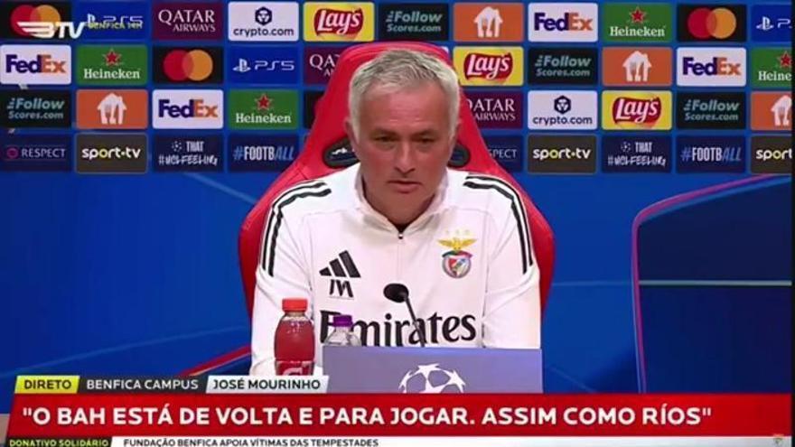 Mourinho habla en rueda de prensa: "Soy de los pocos entrenadores que se fue del Madrid por su decisión y no despedido"