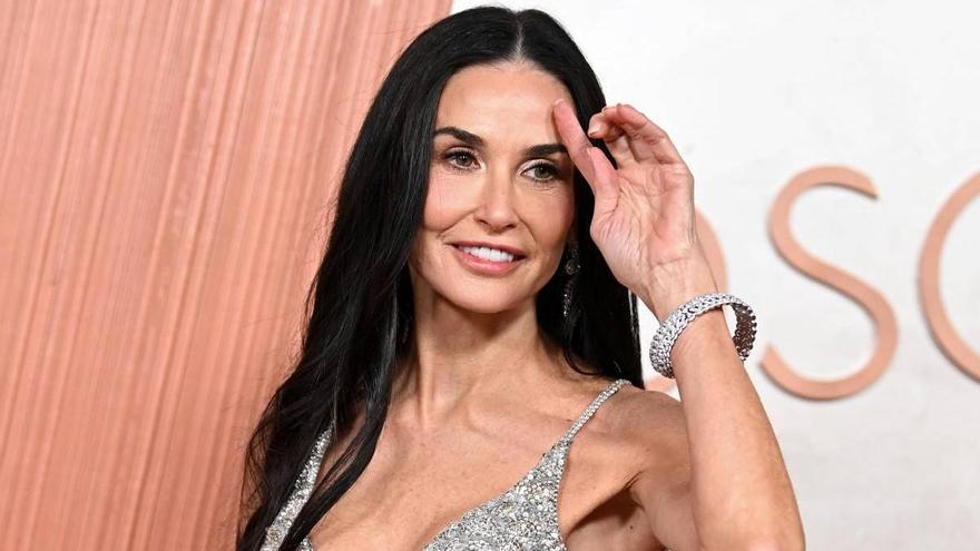 A Demi Moore 'la sustancia' se le hace bola y sigue llevando mal perder el Oscar a Mejor Actriz 2025