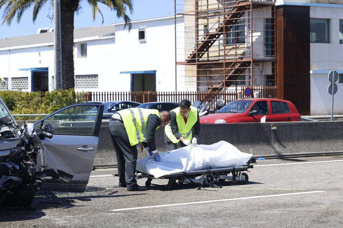 Accidente mortal en Gijón