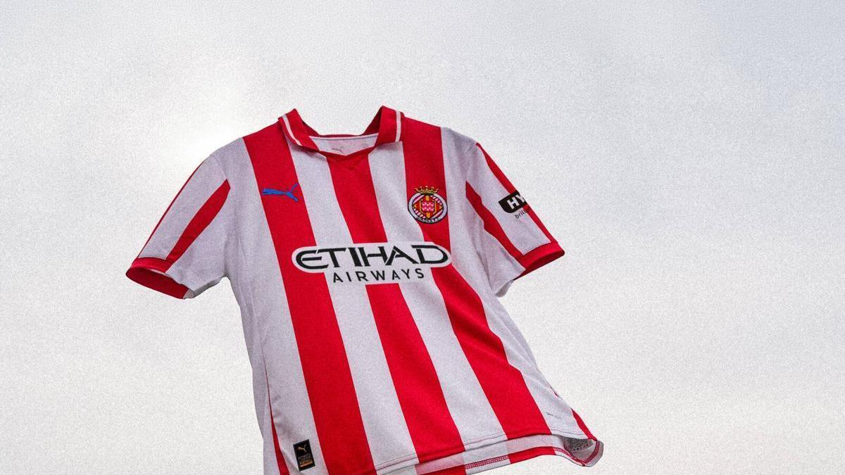 Les imatges de la samarreta del Girona FC