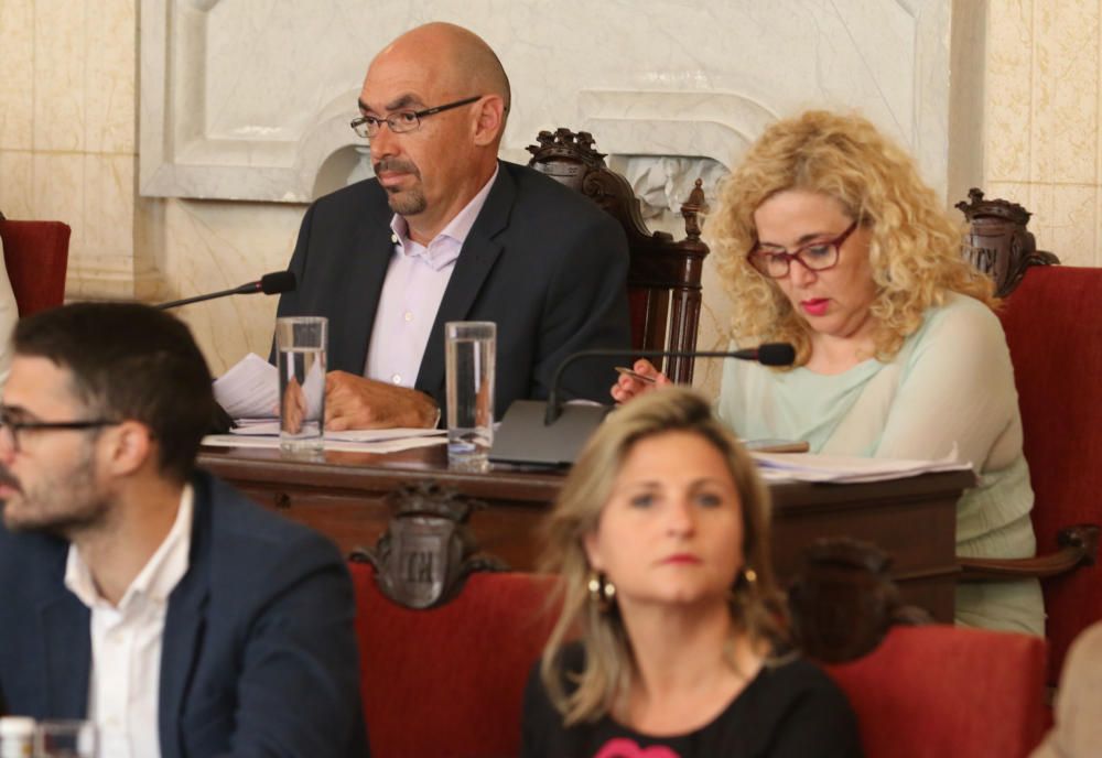 La sesión plenaria de finales de mayo tuvo como tema principal el debate sobre el metro de Málaga.
