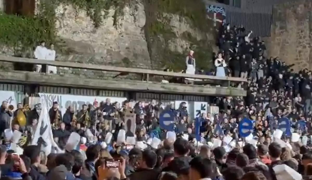 Multitudinari acte d'exaltació de presos d'ETA a Sant Sebastià, denunciat per COVITE