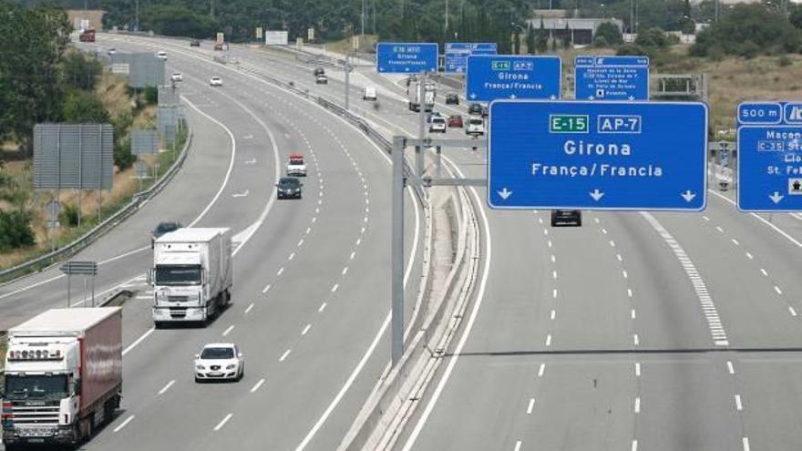 El trajecte d&#039;autopista que comença a Maçanet de la Selva és obligatori per als camions de gran tonatge (de quatre eixos).
