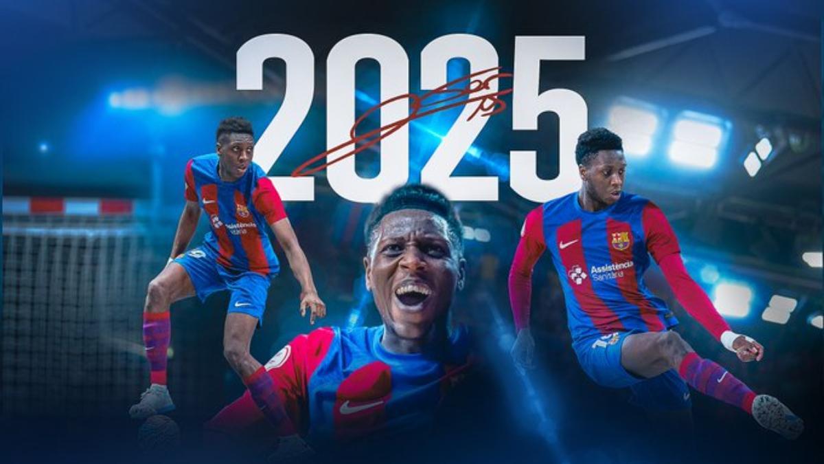 Así anunció el Barça la renovación de Mamadou Touré