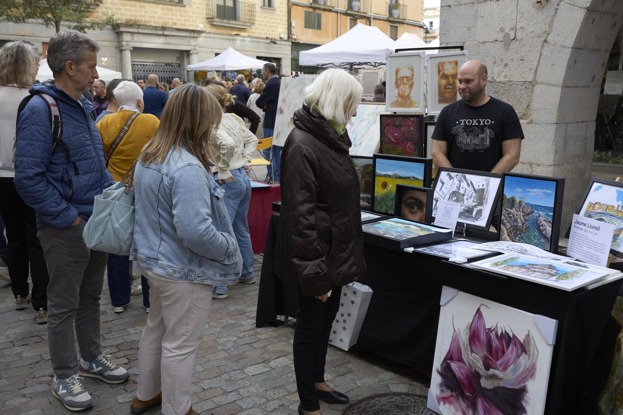 Les fotos de la Fira del dibuix i la pintura de Girona