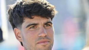 05/04/2026 Tenis/Montecarlo.- (Previa) Carlos Alcaraz inicia la gira de tierra defendiendo corona y número uno en Montecarlo. El tenista español Carlos Alcaraz inicia este martes su gira de tierra batida en el torneo de Montecarlo (Mónaco), tercer Masters 1.000 de la temporada, un escenario en el que defiende título y donde el italiano Jannik Sinner, crecido por la conquista del Sunshine Double en Indian Wells y Miami, aspira a coronarse por primera vez y a arrebatarle el número uno del mundo. DEPORTES Europa Press/Contacto/Chryslene Caillaud /Psnewz