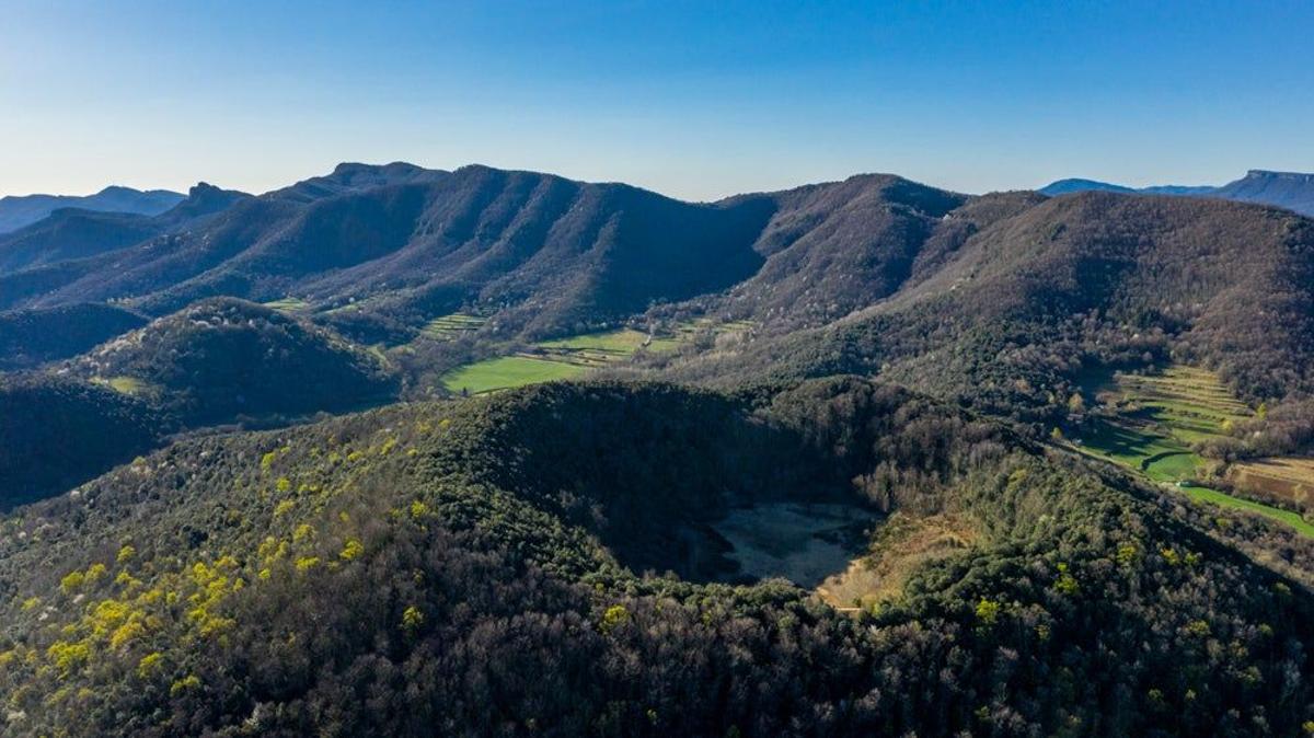 Volcán Santa Margarida Garrotxa ermita