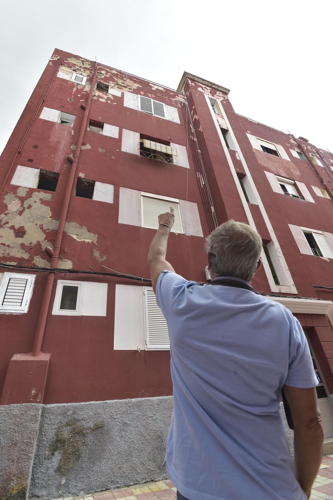 Viviendas del grupo Fermín Sanz-Orrio en La Isleta