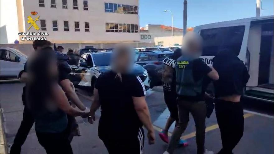 El Equipo Roca de Torrevieja desmantela una red de drogas que operaba en cinco pisos de Murcia