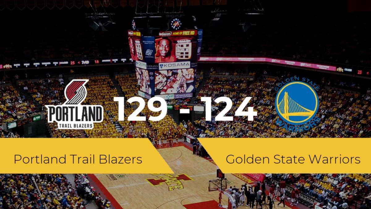 Portland Trail Blazers se hace con la victoria en el Moda Center contra Golden State Warriors por 129-124