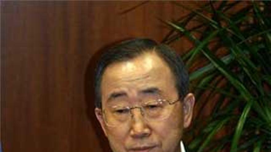 Una explosión en Bagdad interrumpe una rueda de prensa de Ban Ki-moon