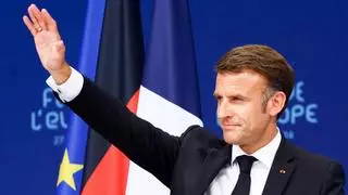 Macron alerta desde el este de Alemania contra los "malos vientos" ultraderechistas