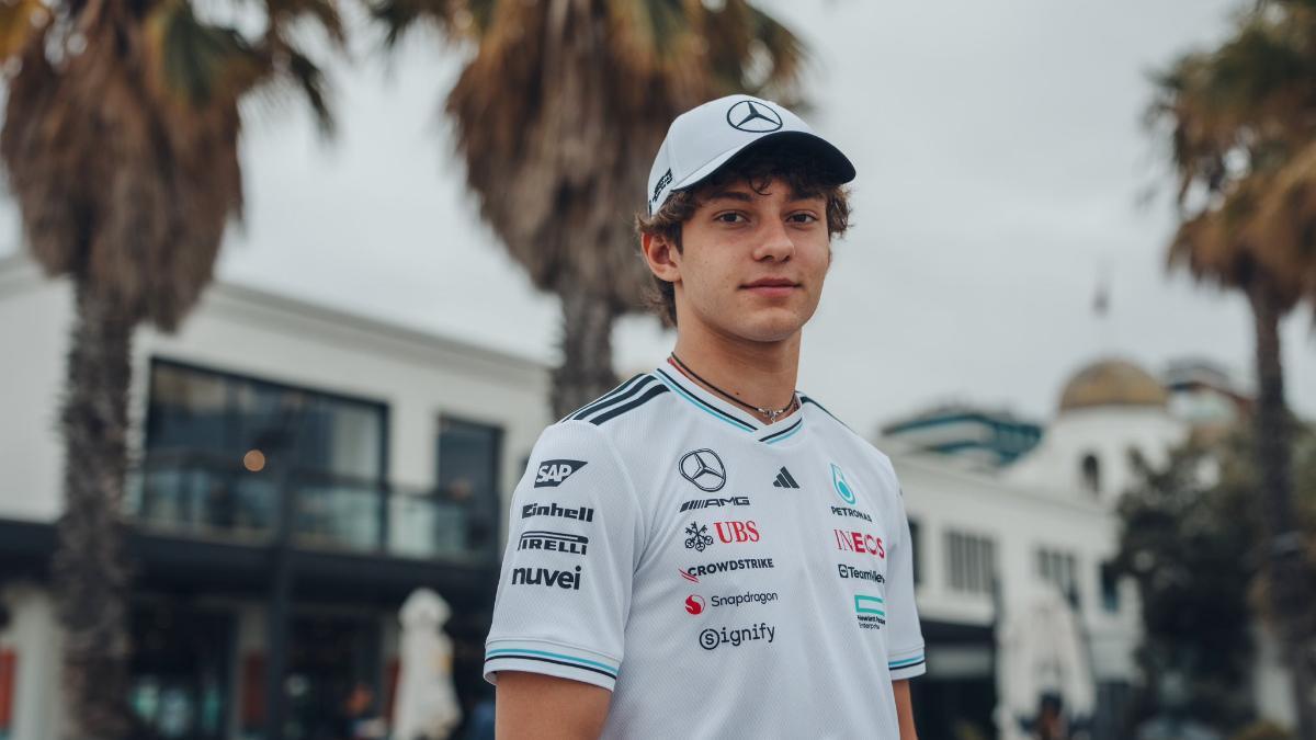 Kimi Antonelli, de 18 años, es la nueva 'joya' de Mercedes