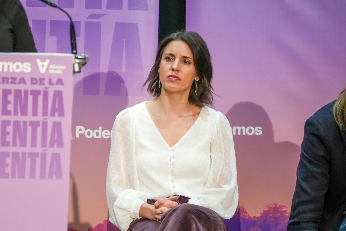 La secretària política de Podem i eurodiputada, Irene Montero.