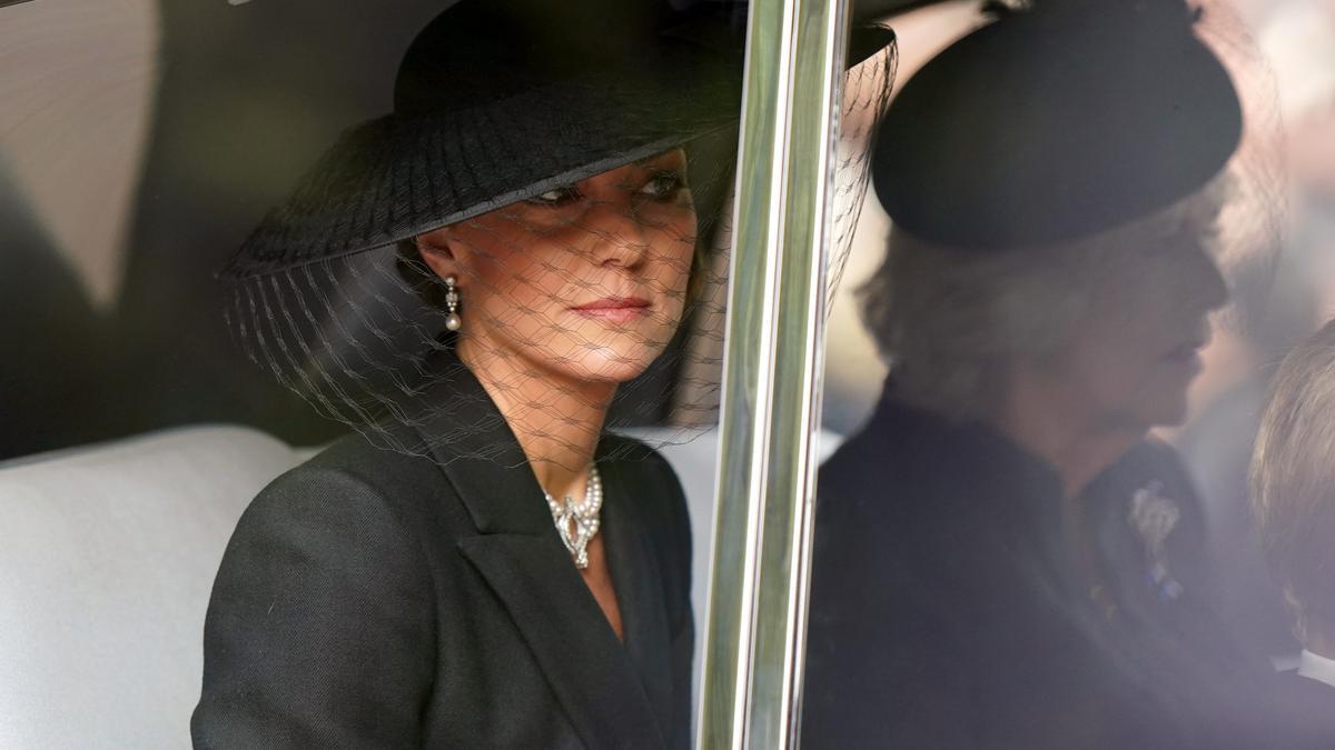 Kate Middleton en el funeral de Estado de la reina Isabel II