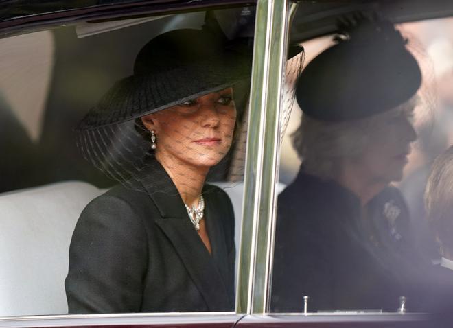 Kate Middleton en el funeral de Estado de la reina Isabel II