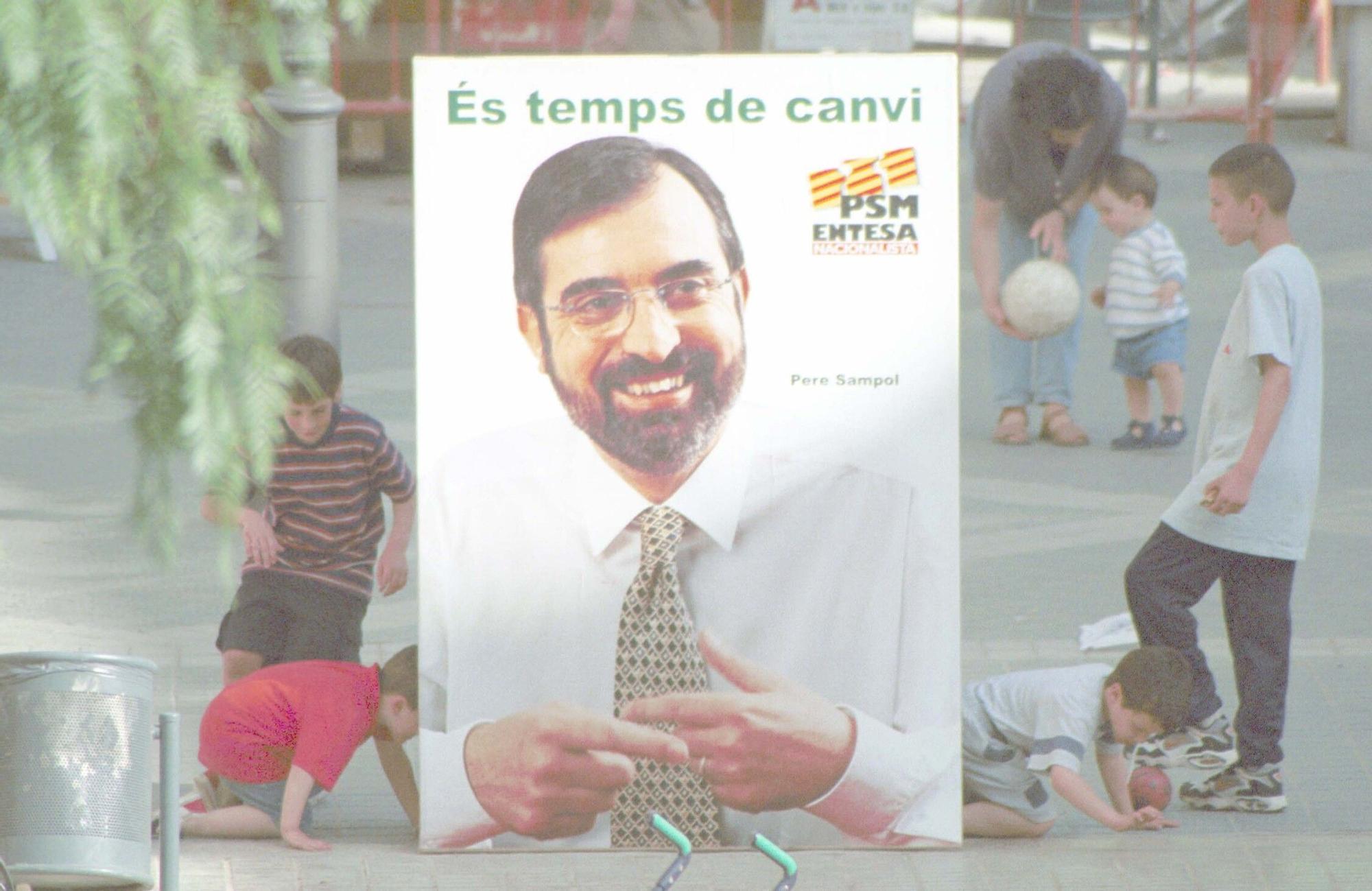 Los momentos de la vida política de Pere Sampol