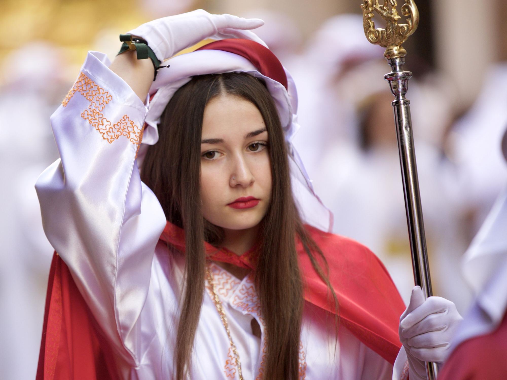 Las imágenes de la procesión del Domingo de Resurreción en Murcia