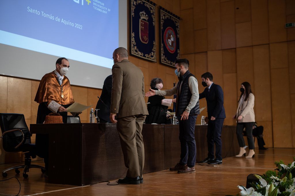 Acto por la fiesta de Santo Tomás de Aquino en la UPCT