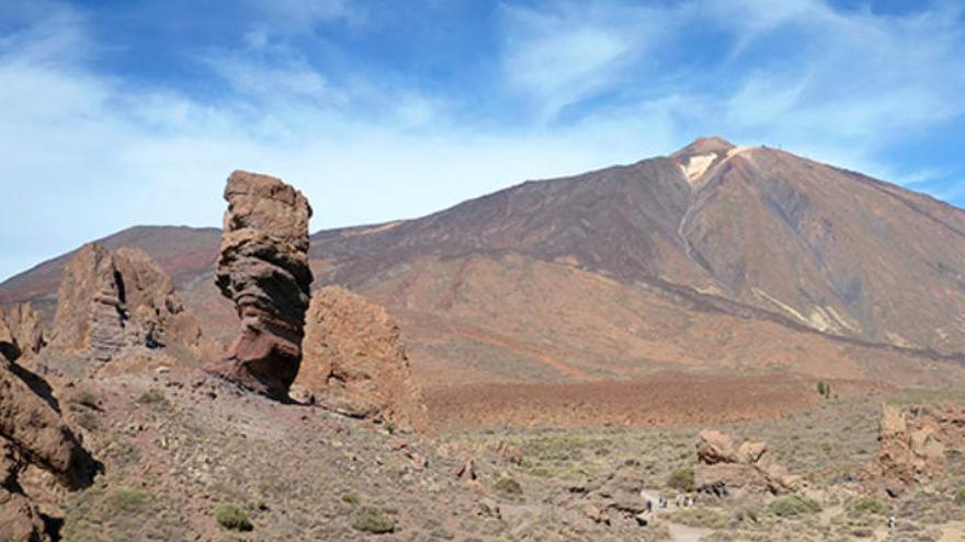 Vista parcial del Teide.