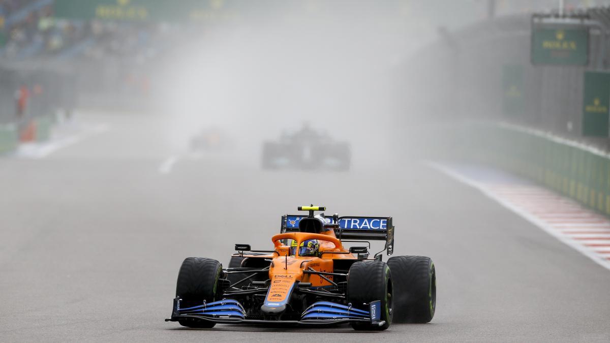 Lando Norris, en la clasificación.