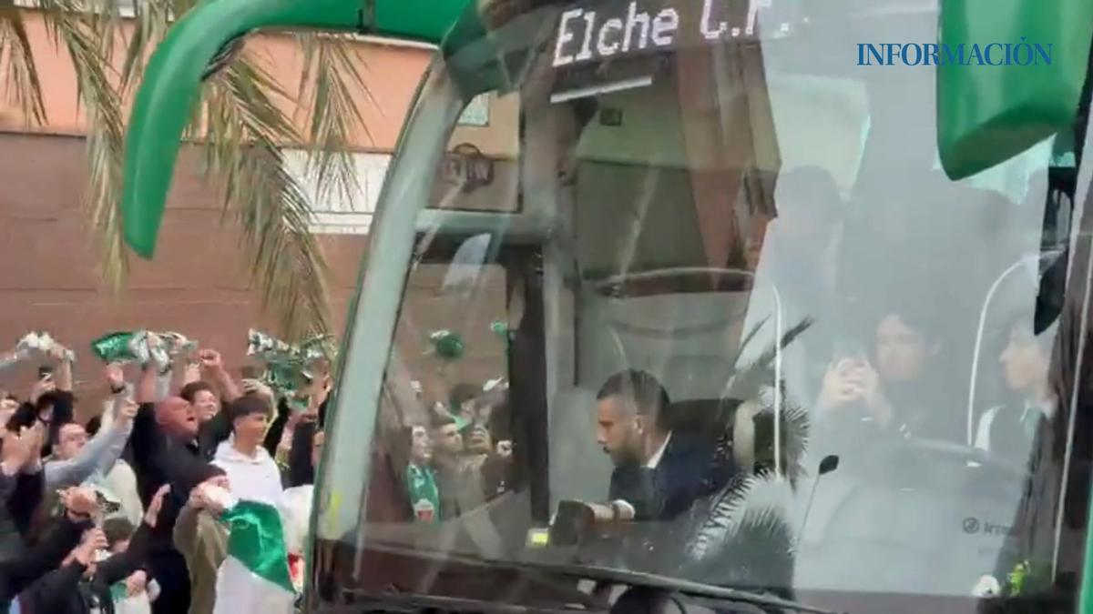 Recibimiento autobús Elche