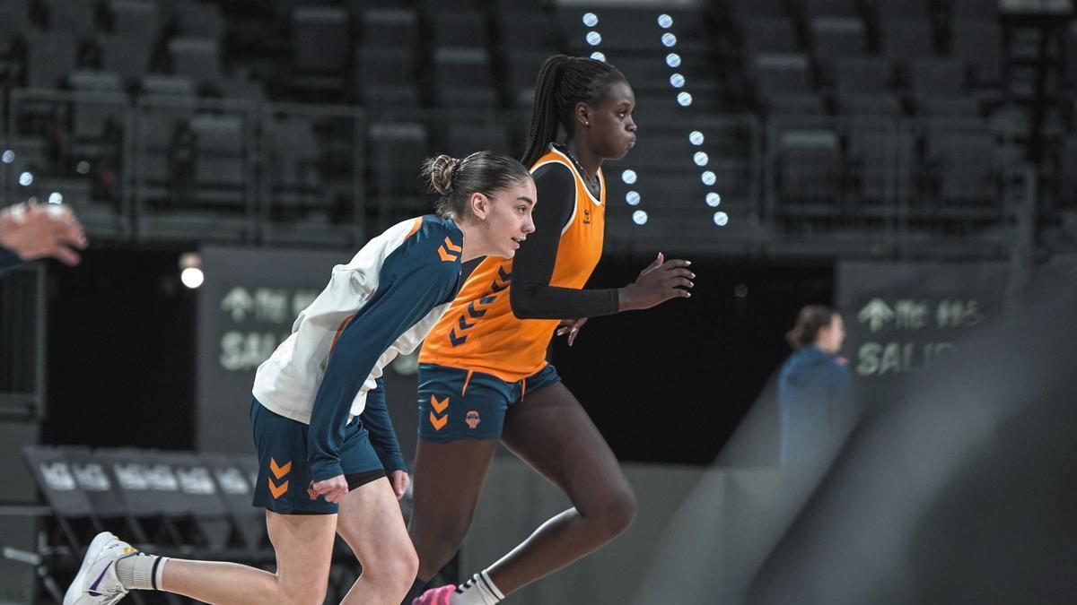 Entrenamiento Valencia Basket