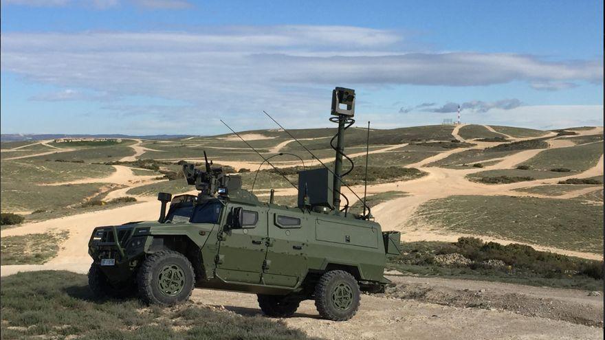 El Vehículo de Exploración VERT el Ejército está preparado para montar armas de control remoto.