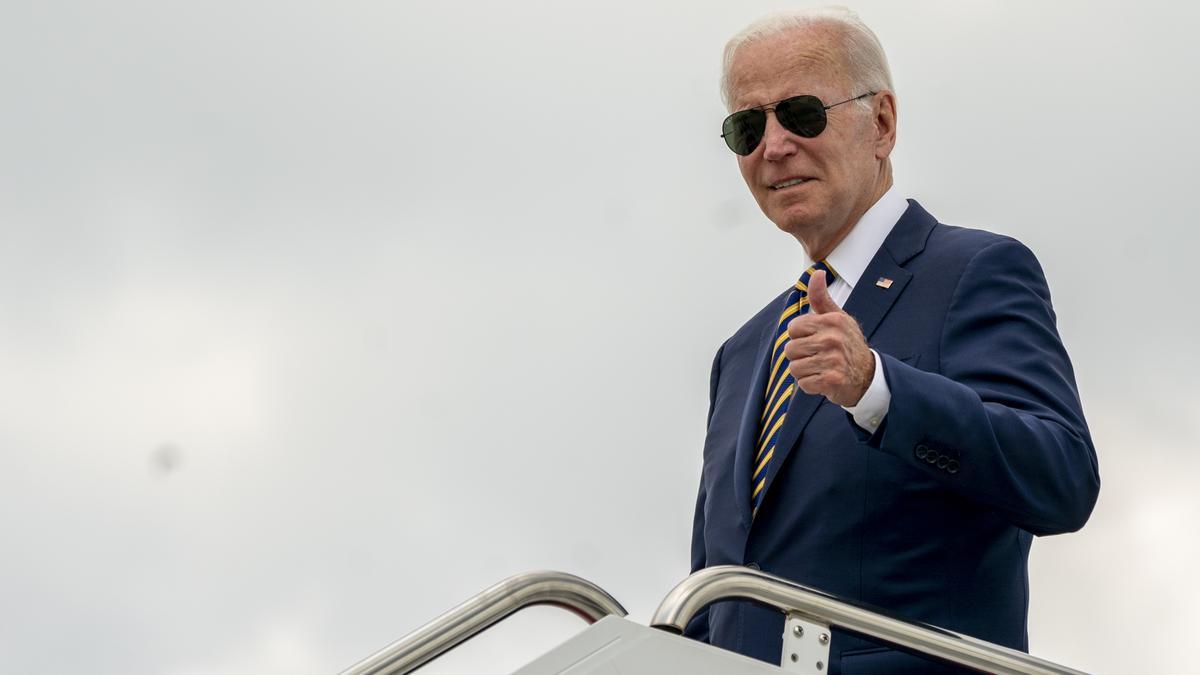 President Biden departs Washington for vacation.