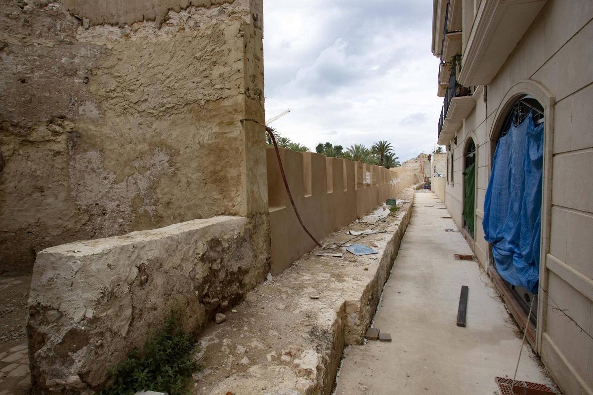 El ayuntamiento ha solicitado autorización para retomar las obras y acabar el paso de ronda.