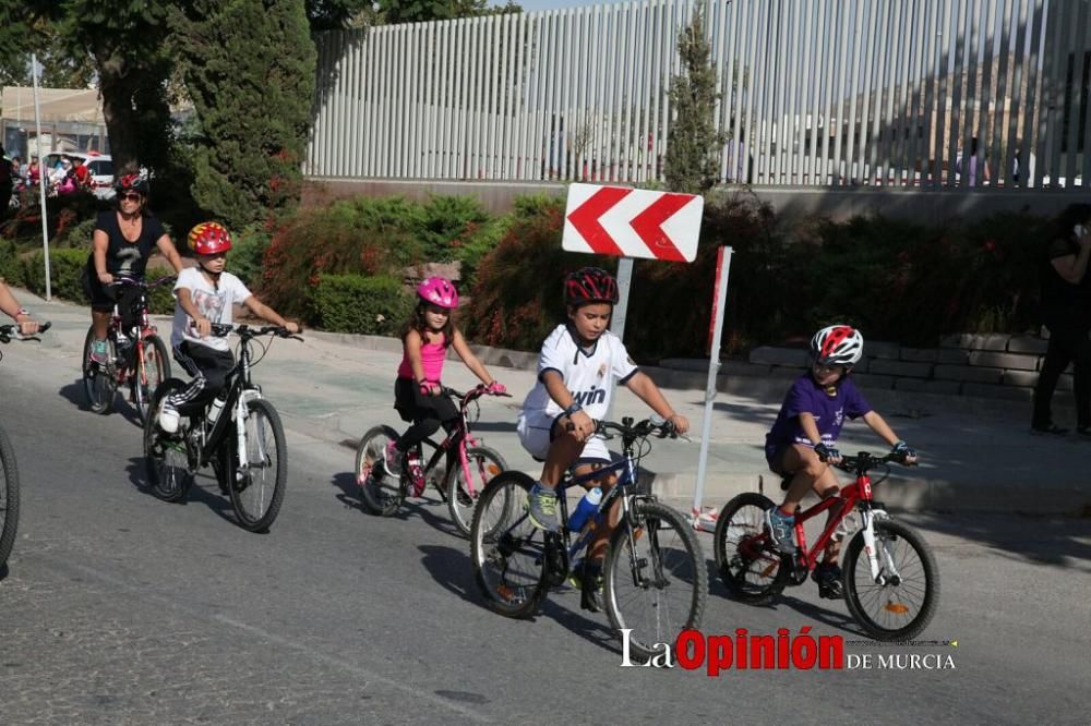 Ciclopaseo para clausular en Lorca los JDG