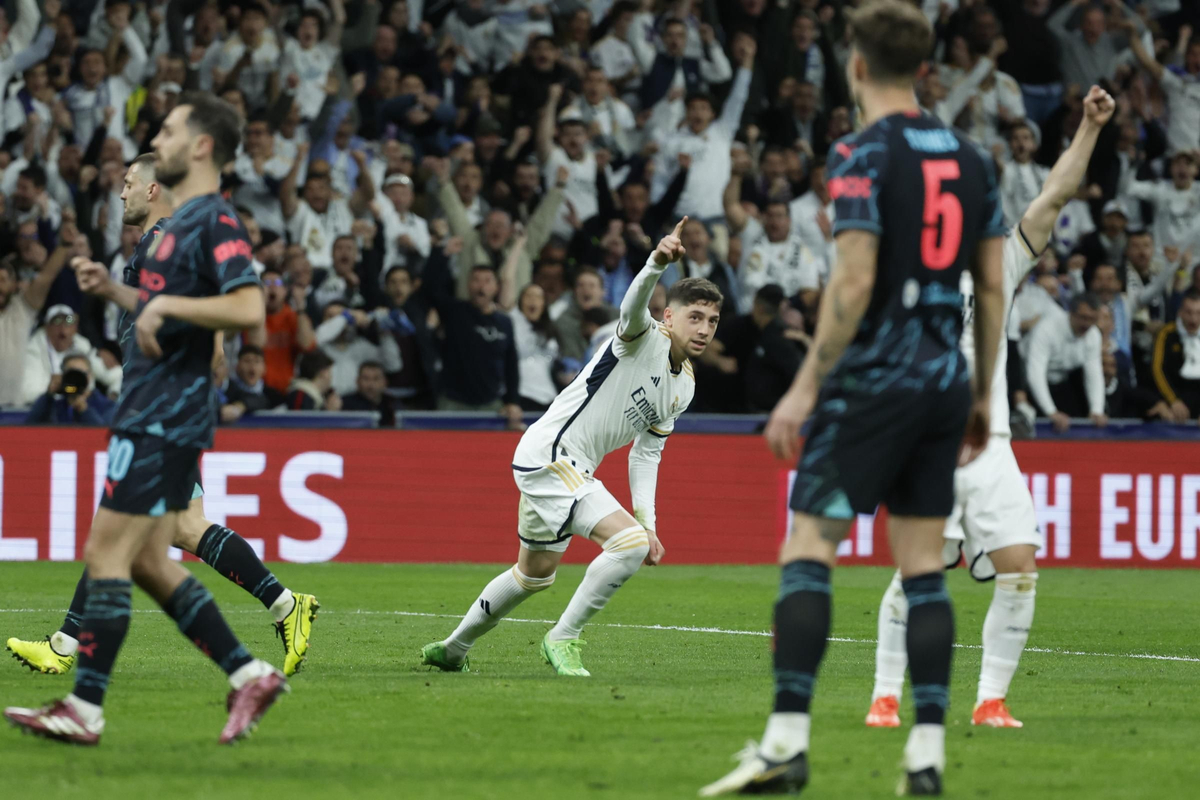 Real Madrid y Manchester City golean y divierten, pero decidirán el pase en el Etihad
